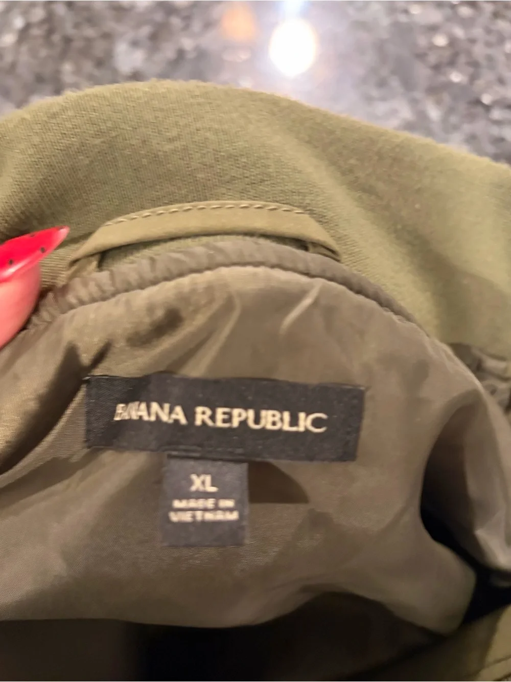 Banana Republic Olive Green Bomber Jacket